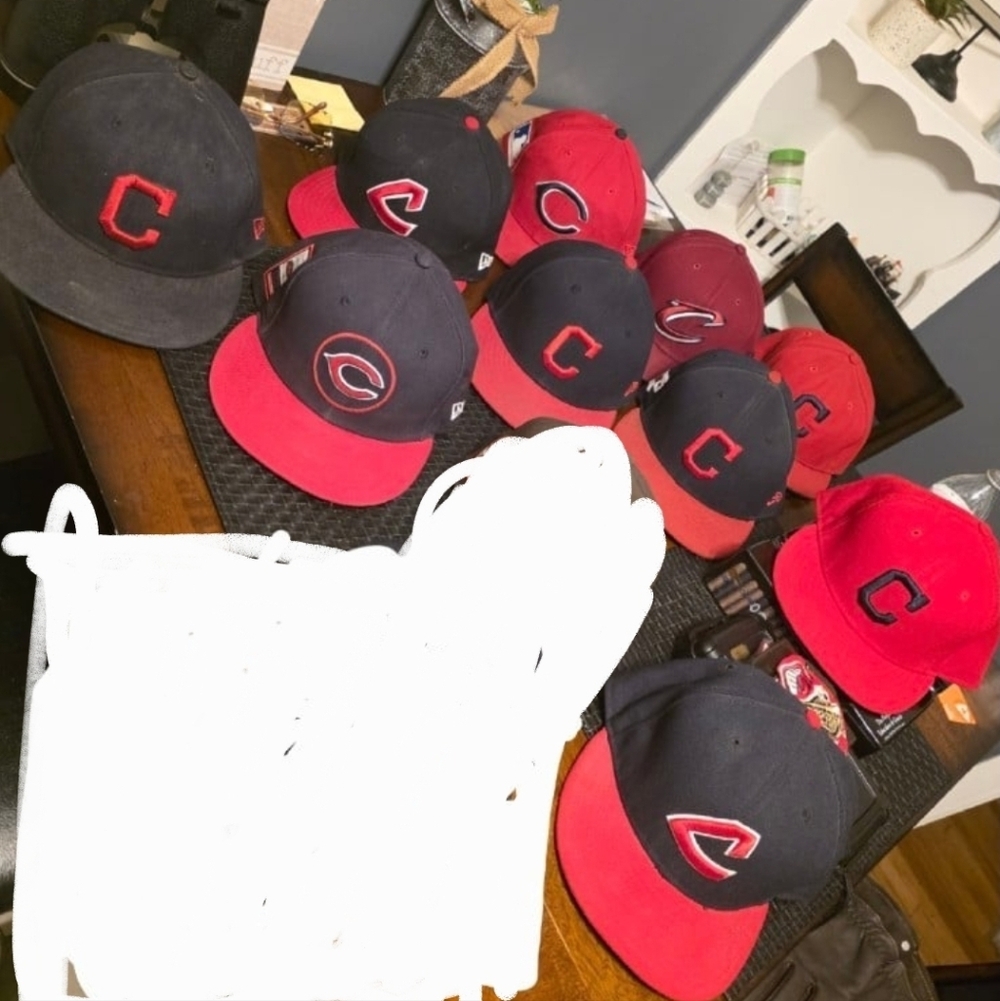 Cleveland Indians Browns Cavs New Era Hat Bundle
